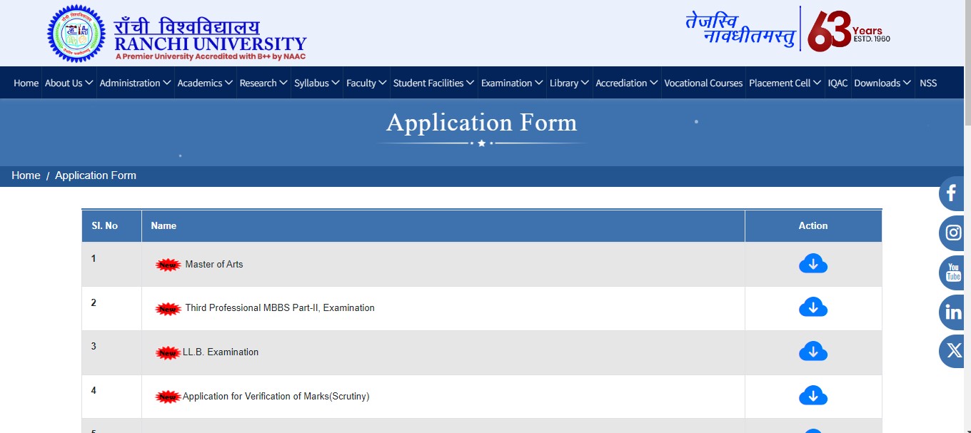 provisional certificate from Ranchi University