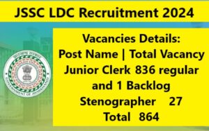 JSSC LDC Recruitment 2024