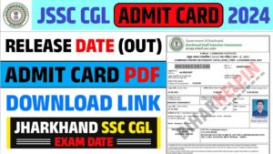 JSSC CGL Admit Card 2024 Download