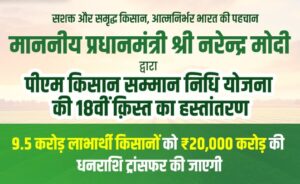 PM Kisan Yojana 18th Installment 2024